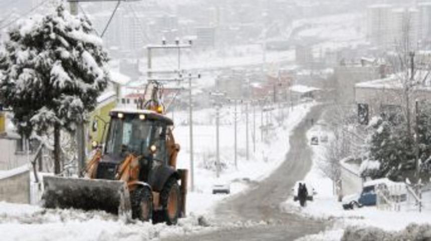Canik'te kar seferberliği başlatıldı