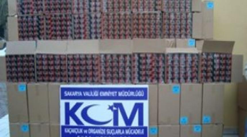 1 milyon 40 bin adet bandrols&uuml;z filtreli sigara kağıdı ele ge&ccedil;irildi