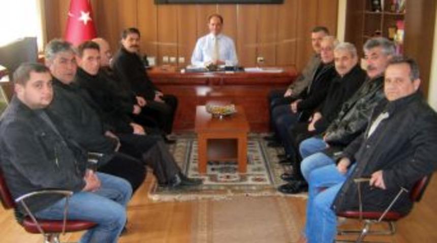 MHP Edremit İl&ccedil;e Teşkilatı Kaymakam Tun&ccedil;&rsquo;u ziyaret etti