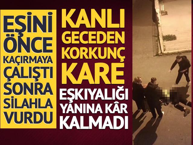 Zonguldak'ta kanlı gece: Eşini ka&ccedil;ırmaya &ccedil;alıştı, engel olmaya &ccedil;alışan genci de vurdu