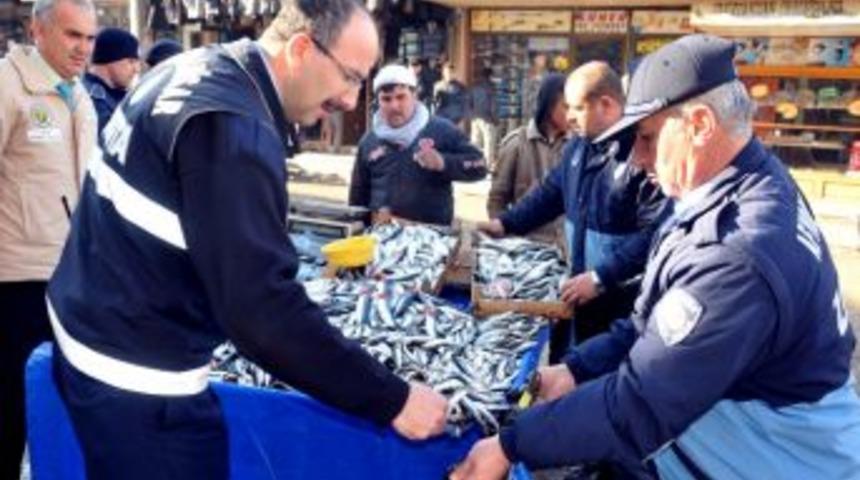 Afyon'da a&ccedil;ıkta satılan 73 kilo balığa el konuldu