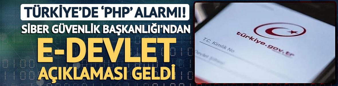 Siber G&uuml;venlik Başkanlığı'ndan e-Devlet a&ccedil;ıklaması