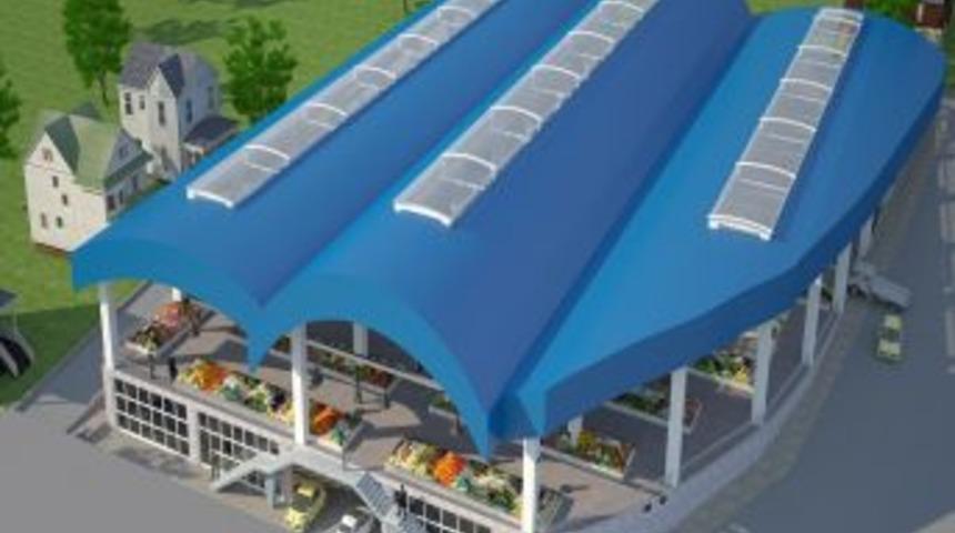 Hızırtepe&rsquo;ye kapalı pazaryeri