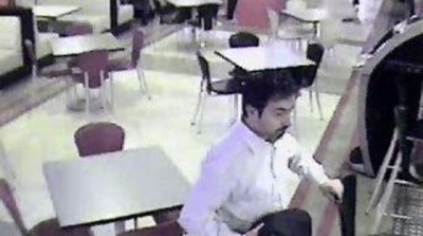 Tekstilciye &ouml;l&uuml;m tuzağı g&uuml;venlik kamerasında