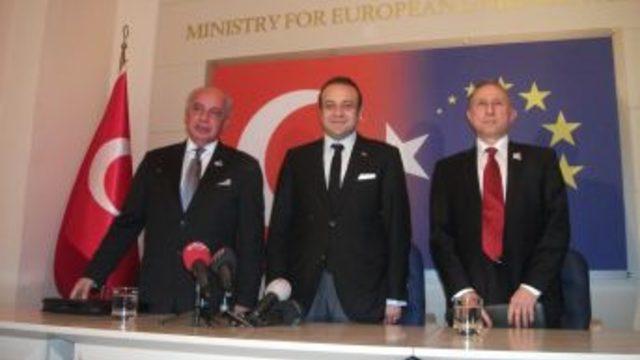 Bağış, Avrupa Yahudi Parlamentosu’na seçilen Kamhi ve Öner’i kabul etti