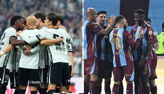  Beşiktaş ve Trabzonspor sahnede... Ma&ccedil;lar nasıl sonu&ccedil;lanır?
