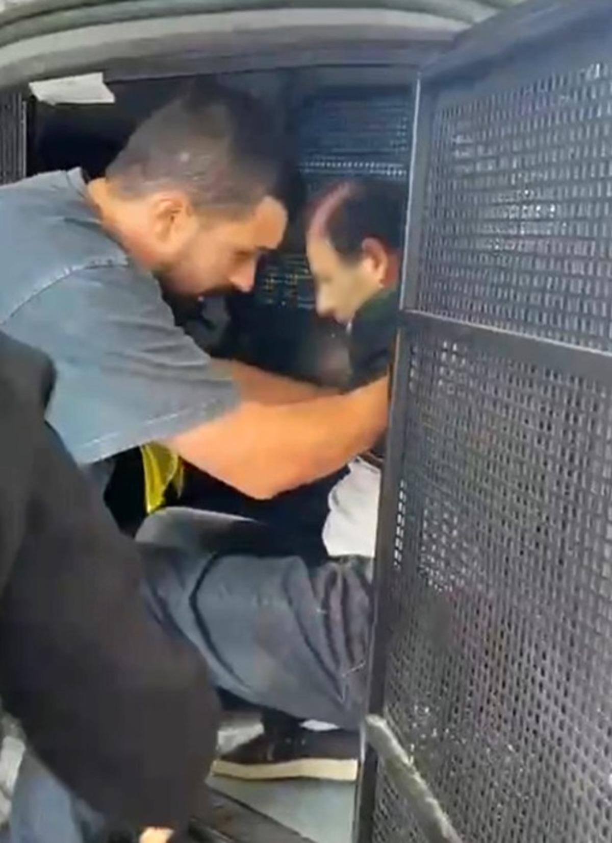 4 aylık hamile kadına tahrayla saldırdı! Bı&ccedil;aklanan kadın bankaya sığındı 2