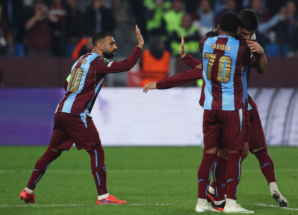 Mohamed Salah durdurulamıyor! Trabzonspor tarihine geçti 2