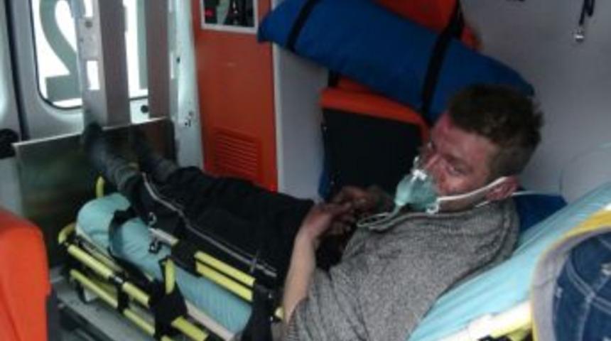 Fel&ccedil;li hasta yanarak can verdi, MS hastası oğlu yaralandı