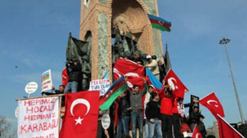 Hocalı katliamını protesto ettiler