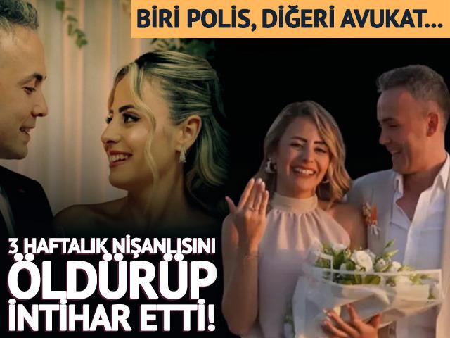 Polis memuru Aykut Erol, avukat nişanlısı &Ouml;zge Penbeg&uuml;l'&uuml; &ouml;ld&uuml;r&uuml;p intihar etti