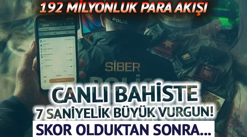 Canlı bahiste 7 saniyelik b&uuml;y&uuml;k oyun! 192 milyonluk para trafiği