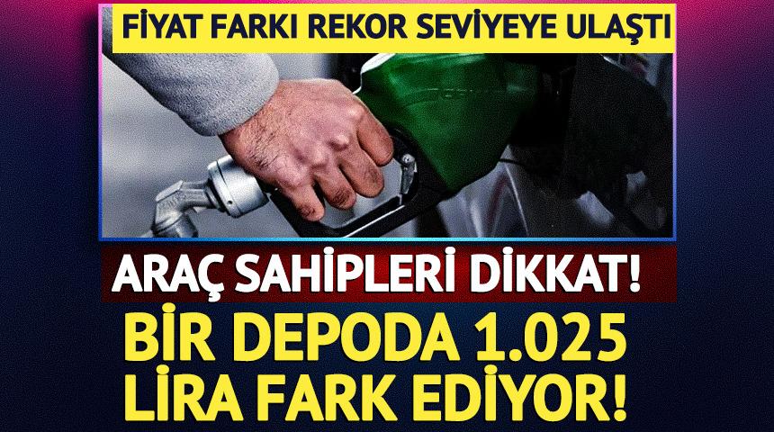 Ara&ccedil; sahipleri dikkat: Bir depoda 1.025 lira fark ediyor