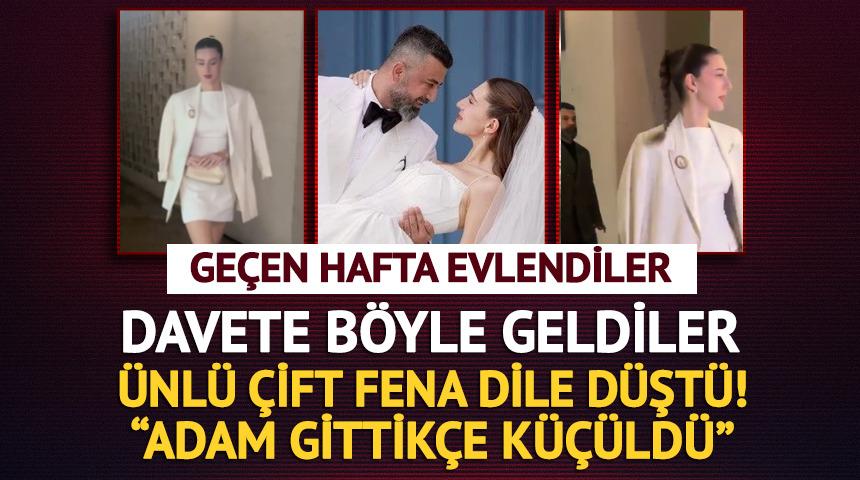 Yeni evli &ccedil;ift davette boy g&ouml;sterdi! Fena dile d&uuml;şt&uuml;ler