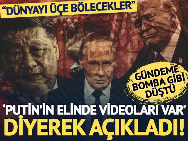Clinton'dan &ccedil;arpıcı Trump iddiası! 'Putin'in elinde videoları var' diyerek a&ccedil;ıkladı: "D&uuml;nyayı 3'e b&ouml;lecekler"