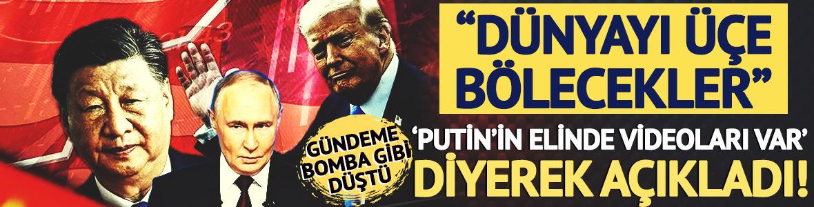 Clinton'dan &ccedil;arpıcı Trump iddiası! 'Putin'in elinde videoları var' diyerek a&ccedil;ıkladı: "D&uuml;nyayı 3'e b&ouml;lecekler"