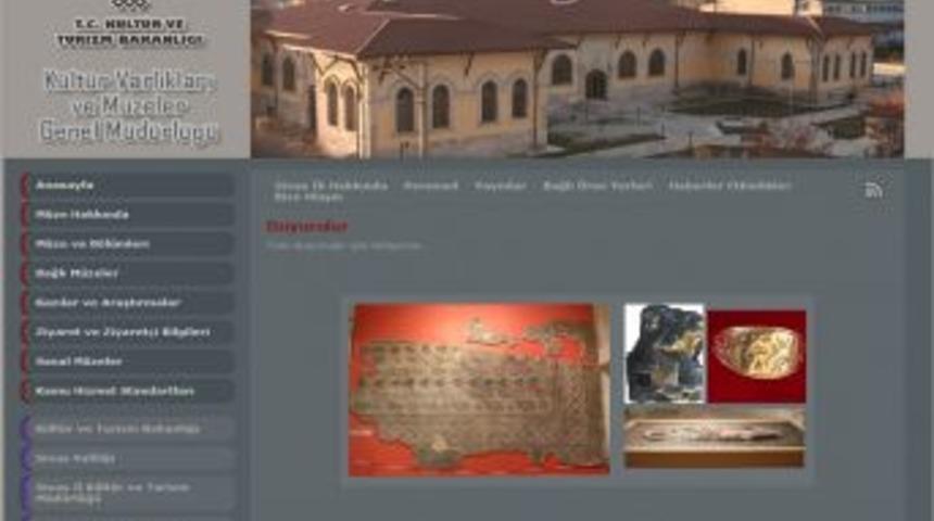 Sivas Arkeoloji M&uuml;zesi'nin web sitesi hizmete girdi