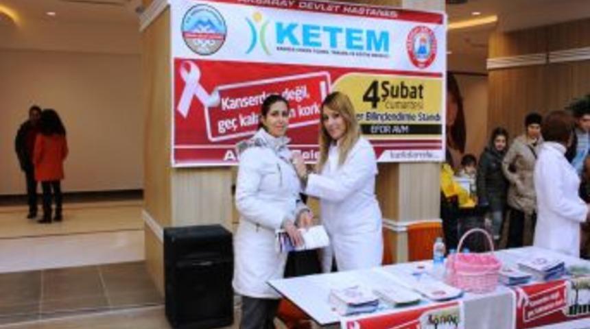 KETEM, Aksaraylı hanımları kanser konusunda bilin&ccedil;lendirdi