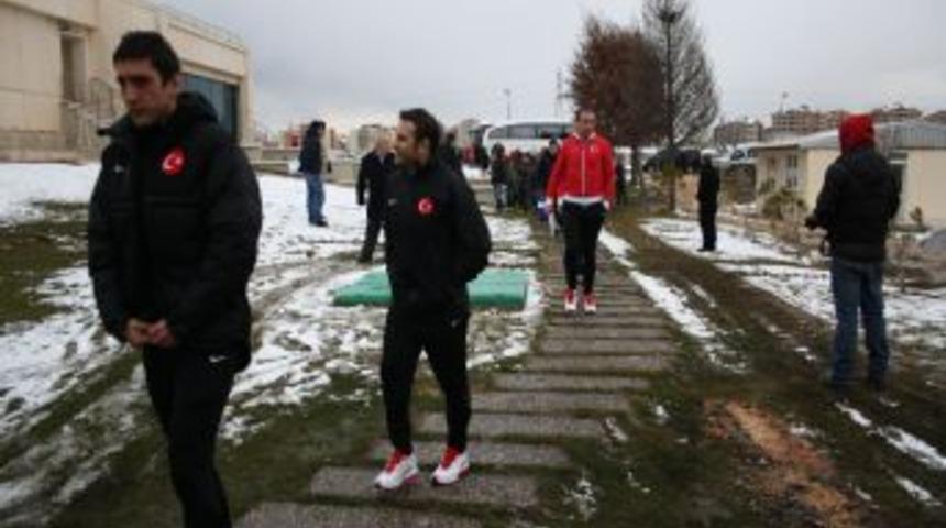 A Milli Takım ikinci antrenmanını yaptı