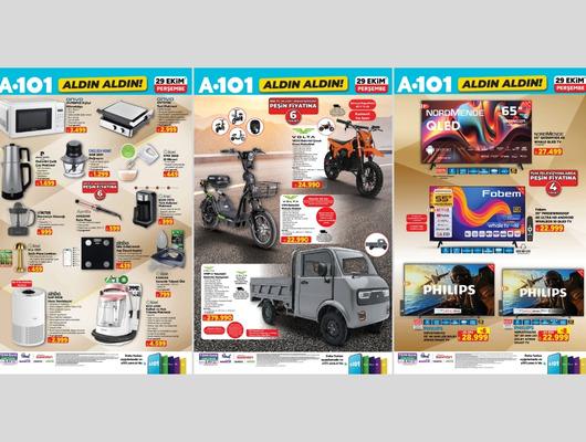 A101'e elektrikli bisiklet​ geliyor! 29 Ekim 2026 A101 Kataloğu