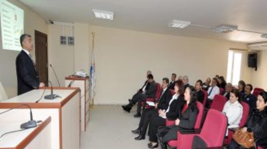 Çukurova Belediyesinde iş güvenliği semineri verildi