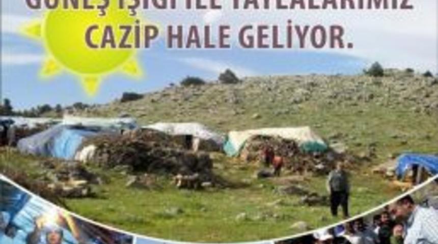 Yaylalar g&uuml;neş enerjisiyle aydınlanacak