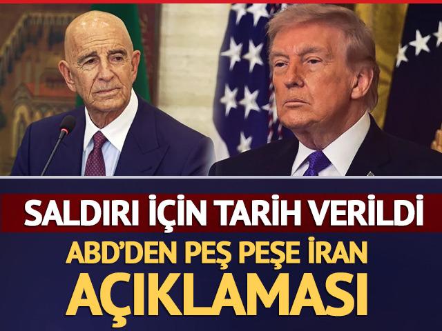 Tom Barrack ve Trump'tan İran a&ccedil;ıklaması! "Bu hafta sonu vurabiliriz"