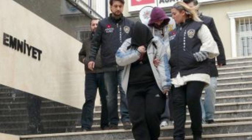 Hamile kadın &ccedil;antayı b&ouml;yle &ccedil;aldı