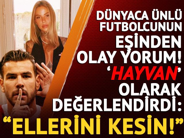 D&uuml;nyaca &uuml;nl&uuml; futbolcunun eşinden &ccedil;ok konuşulacak a&ccedil;ıklama!