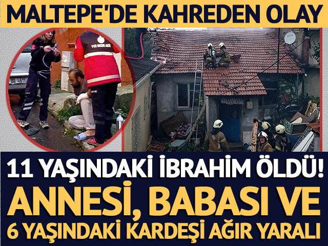 Maltepe'de yangın faciası! 