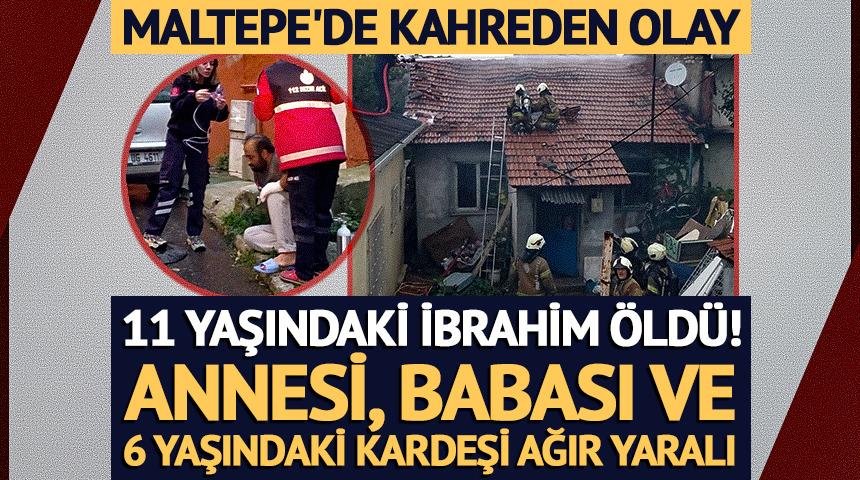 Maltepe'de yangın faciası! 