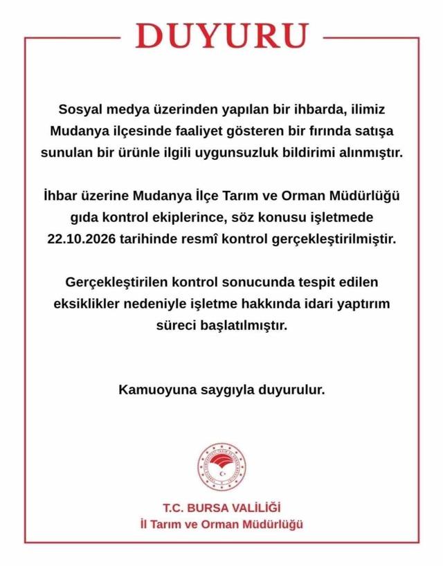 Bursa’da emziren annenin küflü ürün tepkisi sonrası fırına 52 bin 800 TL ceza 4