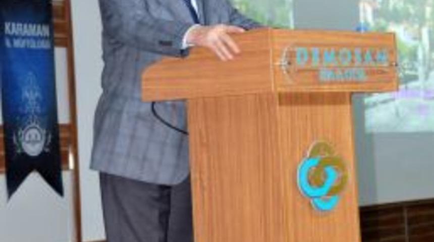 Karaman Valisi Kahraman, din g&ouml;revlileriyle buluştu