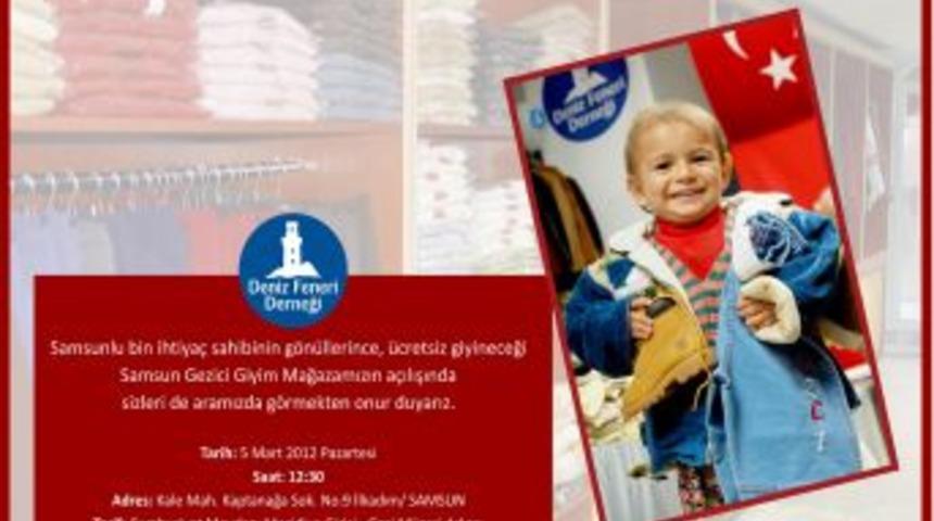 Deniz Feneri, Samsun&rsquo;da Gezici Giyim Mağazası a&ccedil;ıyor