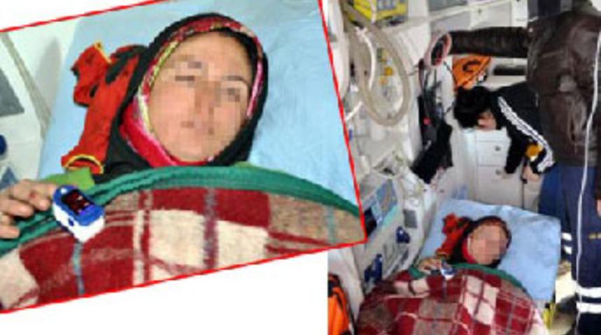 Dayaktan ka&ccedil;tı, donmak &uuml;zereyken bulundu