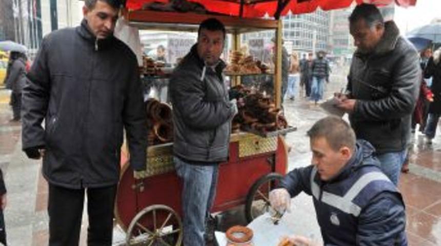 Başkent'te simit gramajları eksik &ccedil;ıktı