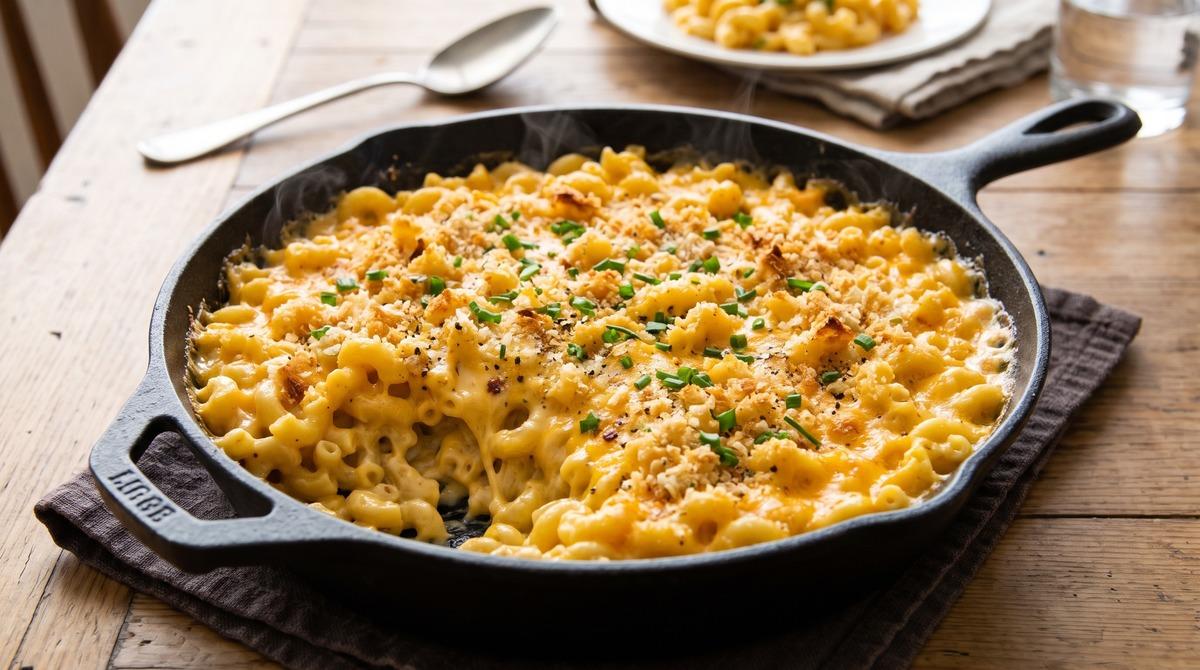 Tencerede 5 malzemeli lezzetinden eriyen mac and cheese tarifi 1