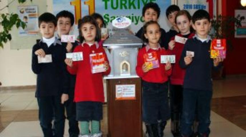 İlk&ouml;ğretim &ouml;ğrencileri, Van i&ccedil;in 20 g&uuml;nde 3 bin 660 lira topladı