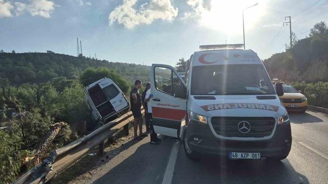 Muğla'da trafik kazası! 2 yaralı
