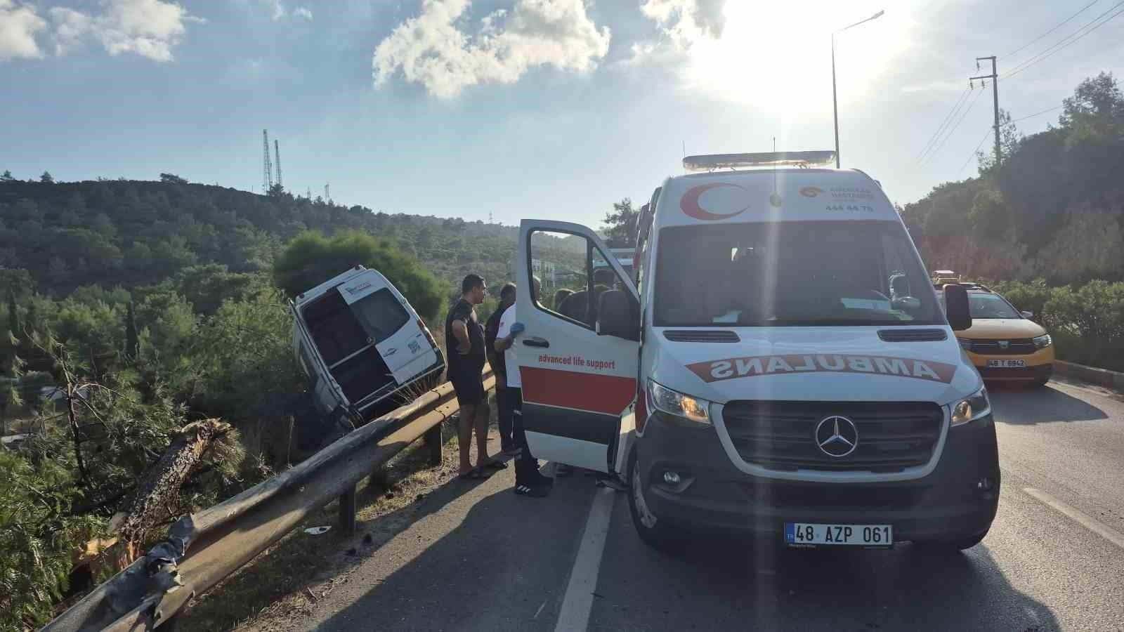 Muğla'da trafik kazası! 2 yaralı