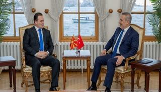 Dışişleri Bakanı Fidan, Kuzey Makedonya Devlet Bakanı Zeynula ile g&ouml;r&uuml;şt&uuml;