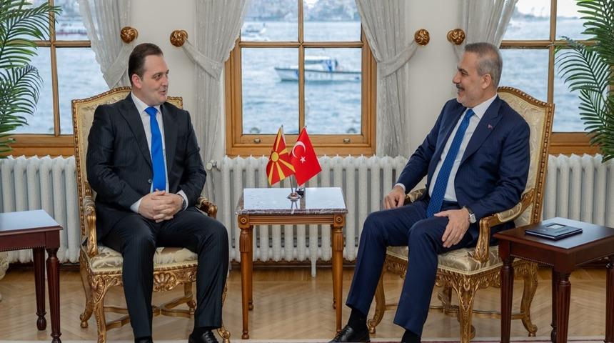 Dışişleri Bakanı Fidan, Kuzey Makedonya Devlet Bakanı Zeynula ile g&ouml;r&uuml;şt&uuml;