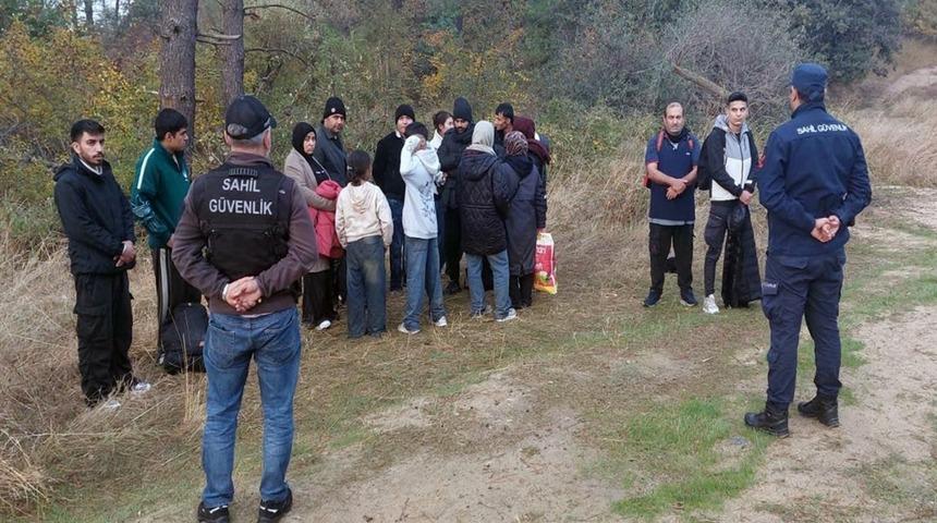 Edirne&rsquo;de 18 ka&ccedil;ak g&ouml;&ccedil;men yakalandı