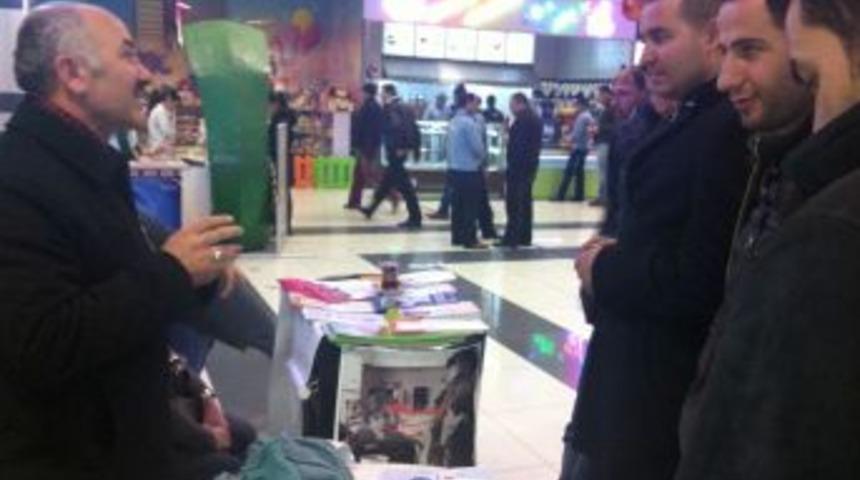 Kanser i&ccedil;in farkındalık standı a&ccedil;tılar