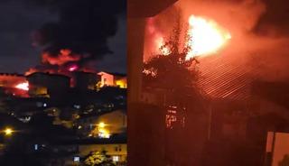 Beykoz'da kul&uuml;bede başlayıp 2 binaya sı&ccedil;rayan yangın s&ouml;nd&uuml;r&uuml;ld&uuml;