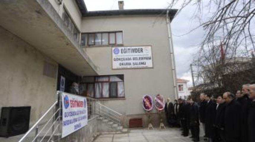 Dershanesi olmayan G&ouml;k&ccedil;eada'da okuma salonu a&ccedil;ıldı