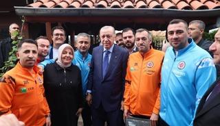 Cumhurbaşkanı Erdoğan, İstanbul Kastamonuspor y&ouml;netimini kabul etti