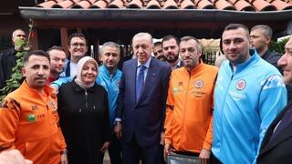 Cumhurbaşkanı Erdoğan, İstanbul Kastamonuspor yönetimini kabul etti