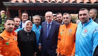 Cumhurbaşkanı Erdoğan, İstanbul Kastamonuspor y&ouml;netimini kabul etti