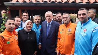 Cumhurbaşkanı Erdoğan, İstanbul Kastamonuspor yönetimini kabul etti